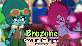 Past Brozone react to future them • trollsbandtogether gachalife2 [upl. by Brazee135]