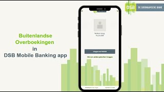 Buitenlandse Overboekingen in DSB Mobile Banking app [upl. by Ahidam]