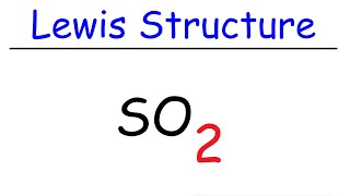 SO2 Lewis Structure  Sulfur Dioxide [upl. by Esiuolyram]