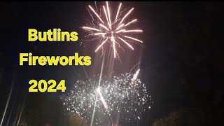 BUTLINS MINEHEAD FIREWORKS HALLOWEEN 2024 butlins [upl. by Janenna140]