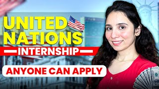 INTERNATIONAL Internship Opportunity 🌍 ➤ United Nations Internship 🚀  Apply NOW [upl. by Lemuela]