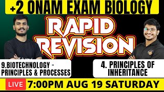 Plus Two Onam Exam Biology Chapter 4 amp 9  Onam Exam  Eduport [upl. by Andromede]