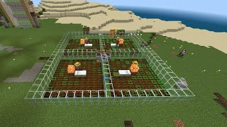 carrot farm in Minecraft Bedrock edition [upl. by Midian825]