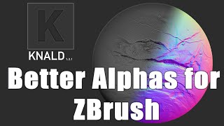 Get better Zbrush alphas using Knald [upl. by Dragone]