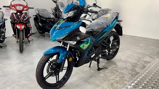 Yamaha Y15ZR 2024  Cyan Walkaround [upl. by Materse111]