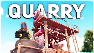 Maximize Your Gather Rate  Mining Quarries amp Pumpjacks Guide  Rust Tutorial [upl. by Oremodlab]