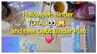 Halloween Binder Total for the CCard  New Savings Trackers  How many times can I say um 🤣 [upl. by Lairret]