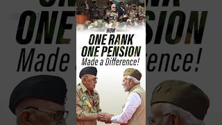 How One Rank One Pension Transformed Soldiers Lives ₹125 Lakh Crore Empowering 25 Lakh Veterans [upl. by Anauqaj]