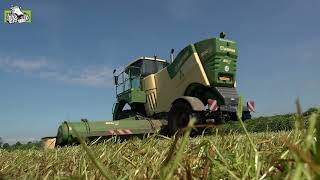 Grasmaaien met de Krone BiG M 450 [upl. by Catlin111]