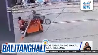 Rider patay matapos tamaan ng bakal na karga ng kolongkolong  Balitanghali [upl. by Thomson429]