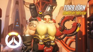 Torbjörn Gameplay Preview  Overwatch  1080p HD 60 FPS [upl. by Notla]