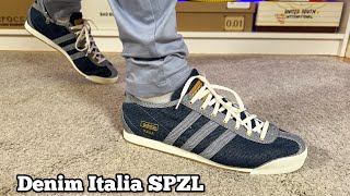 Adidas Denim Italia SPZL Reviewamp On foot [upl. by Anaila]