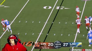 Bengals Season Is OVER Chargers vs Bengals Full Highlights reaction [upl. by Airtemad]