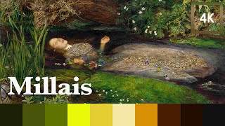 Color Palette  John Everett Millais [upl. by Leahcimnaes]