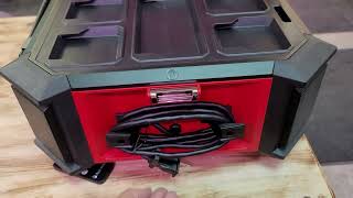 Milwaukee 295020 M18 PACKOUT Radio and Charger demo [upl. by Gnut]