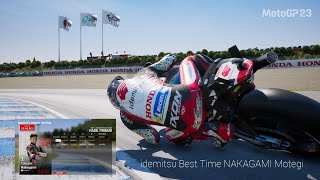 idemitsu Best Time NAKAGAMI Circuit MOTEGI 🥵🤔😑GAMEPLAY PS4 MOTOGP23 [upl. by Ikir952]