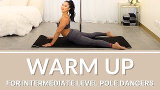 Full Body Warm Up for Intermediate Level Pole Dancers [upl. by Ailedua595]