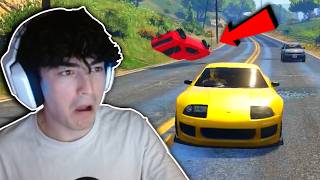 Supra vs 4 Hellfires  GTA 5 Manhunt [upl. by Roseanne]