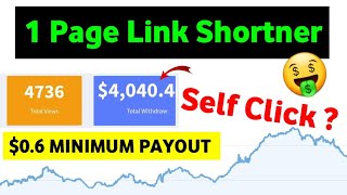 1 Page URL Shortener 🤑 URL Shortener Unlimited Trick 2024  URL Shortener earn money  URL Shortener [upl. by Eaned]