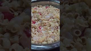 Macaroni salad ❤️foodie macaroni macaronirecipe macaronisalad [upl. by Arelus]