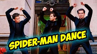 Bully Maguire Andrew Garfield and Tom Holland are dancing  Dance Scene SpiderMan 3 [upl. by Kylander]