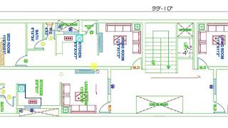 25x100 ft BEST APARTMENT HOUSE PLAN [upl. by Murielle]