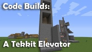 Minecraft Tekkit Elevator  Tutorial [upl. by Edee]