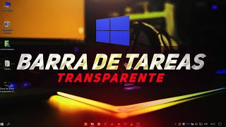 Configurar barra de tareas de windows 10 en español [upl. by Lauryn400]