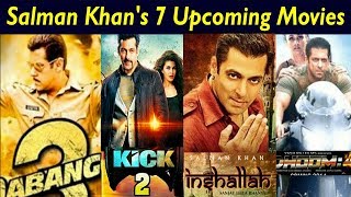 Salman Khan 7 Upcoming Movies List 2019 amp 2020  FULL LIST [upl. by Henning]