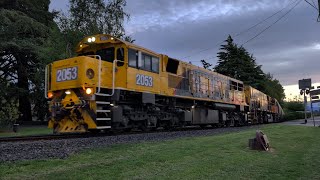 TasRail 2053 TR16 47 empty coal train passing through Deloraine [upl. by Gerald110]