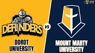 Dordt University vs Mount Marty University Football [upl. by Enomal]