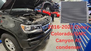 20162022 Chevy ColoradoGMC Canyon AC condenser replacement [upl. by Septima]