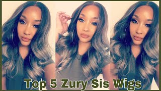 TOP 5 ZURY SIS WIGS [upl. by Kcire608]