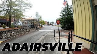 Exploring ADAIRSVILLE GEORGIA Walking Tour [upl. by Rebna]