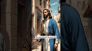 Can Jesus heal without touching shorts youtubeshorts animation gospel bible healing love joy [upl. by Garibold]