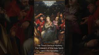 The Glorious Mysteries of the Holy Rosary  Calm Music Ave Maria shorts gloriousmysteries rosary [upl. by Ocirred]