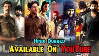 Top 10 New South Indian Hindi Dubbed Blockbuster Movies On YouTube And OTT  Viswam  Secret Agent [upl. by Rolecnahc]