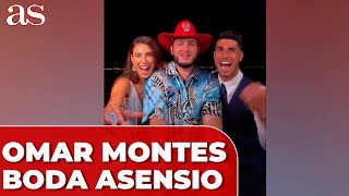 El BAILE de OMAR MONTES en la BODA de MARCO ASENSIO y SANDRA GARAL  Diario AS [upl. by Iral]