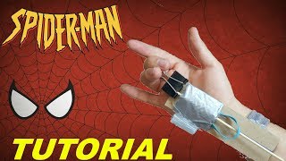 COMO HACER EL LANZA TELARAÑA DE SPIDERMAN hombre araña [upl. by Haughay840]