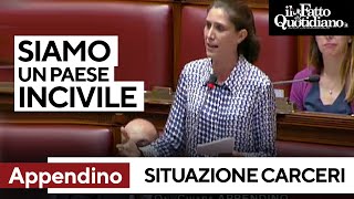 Carceri il duro intervento di Chiara Appendino quotItalia paese incivilequot [upl. by Steffin]