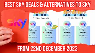 REVIEW OF SKY BROADBAND DEALS amp ALTERNATIVES AVAILABLE FROM 22ND DECEMBER 2023 [upl. by Alyson]