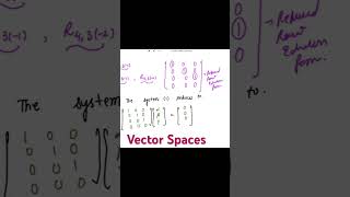 Vector Spaces in Linear Algebra linearalgebra csirnetmaths csirnetmaths viralmathematics [upl. by Anerol]