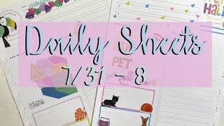 Setting Up Daily Sheets  73183 [upl. by Naitsirt]