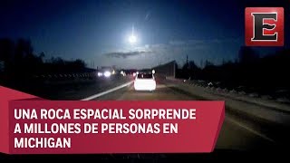 Videos Meteorito enciende y hace crujir el cielo en EU [upl. by Arahd]