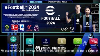 EFOOTBALL PES 2024 PPSSPP ORIGINAL PS5 On Androidamp ISO BEST Graphics Offline [upl. by Aniroc101]