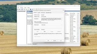How to Enable or Disable Print Spooler Service on Windows 11 Guide [upl. by Naitsabas]