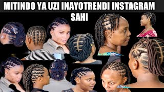 HII NDIYO MITINDO MIPYA YA KUSUKA NYWELE kwa UZIYARN HAIRSTYLES 2023new latest hairstyles yarn [upl. by Ellehcirt]