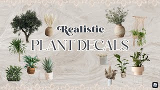 realistic plants decal codes bloxburg  ROBLOX [upl. by David]