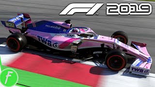 F1 2019 SPSCORE Racing Point France Gameplay HD PC  NO COMMENTARY [upl. by Katzen]