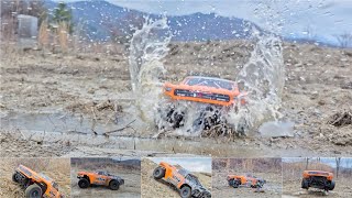 110 Scale ARRMA Senton 3S 4x4 BLX Track OffRoad Bashing mudding amp Speed Run  Ultimate RC Thrills [upl. by Elbertine327]